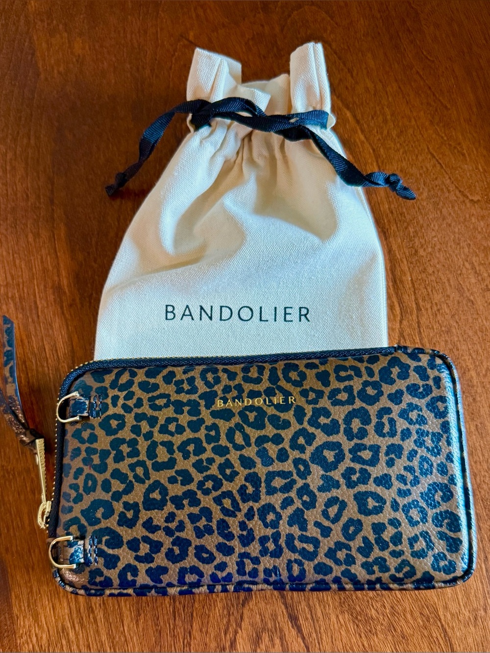 Brand New Bandolier ‘Expanded Pouch’ in Dark Leopard